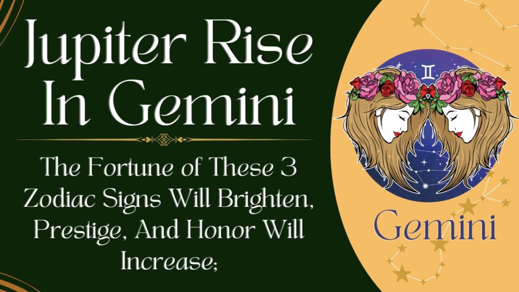 Jupiter Rising in Gemini