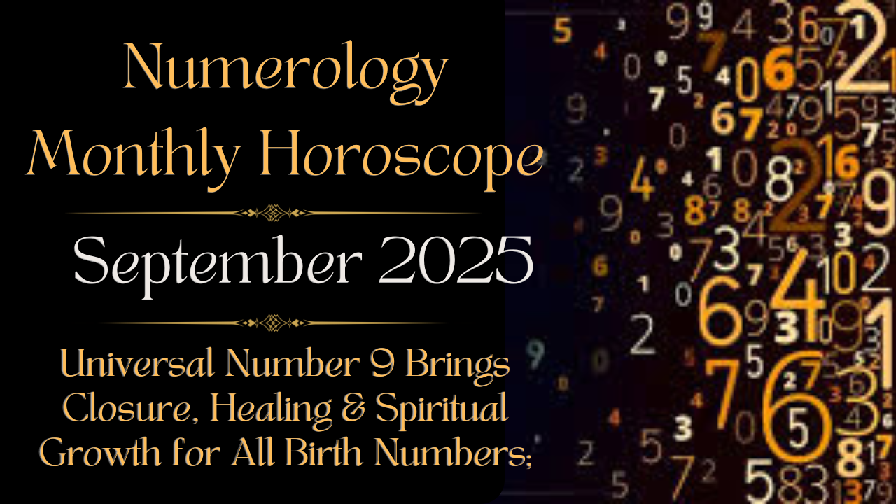 Numerology September Horoscope 2025