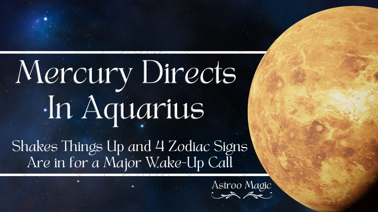 Mercury Directs In Aquarius
